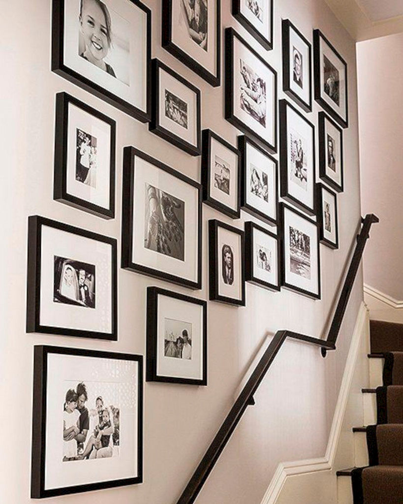 Staircase family photos