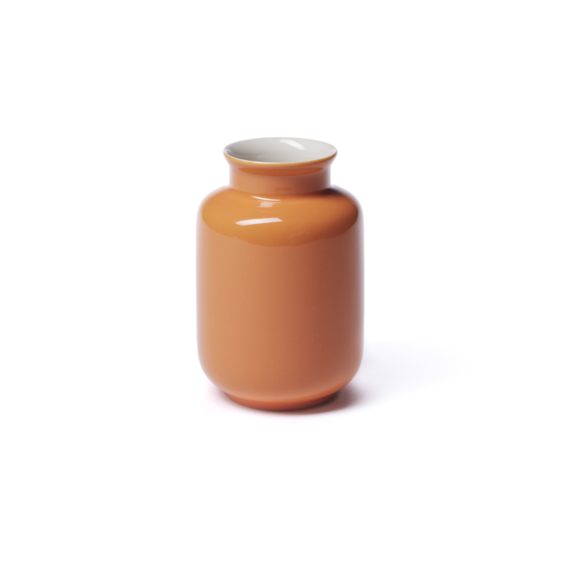  Orange Cylinder Mini Vase 