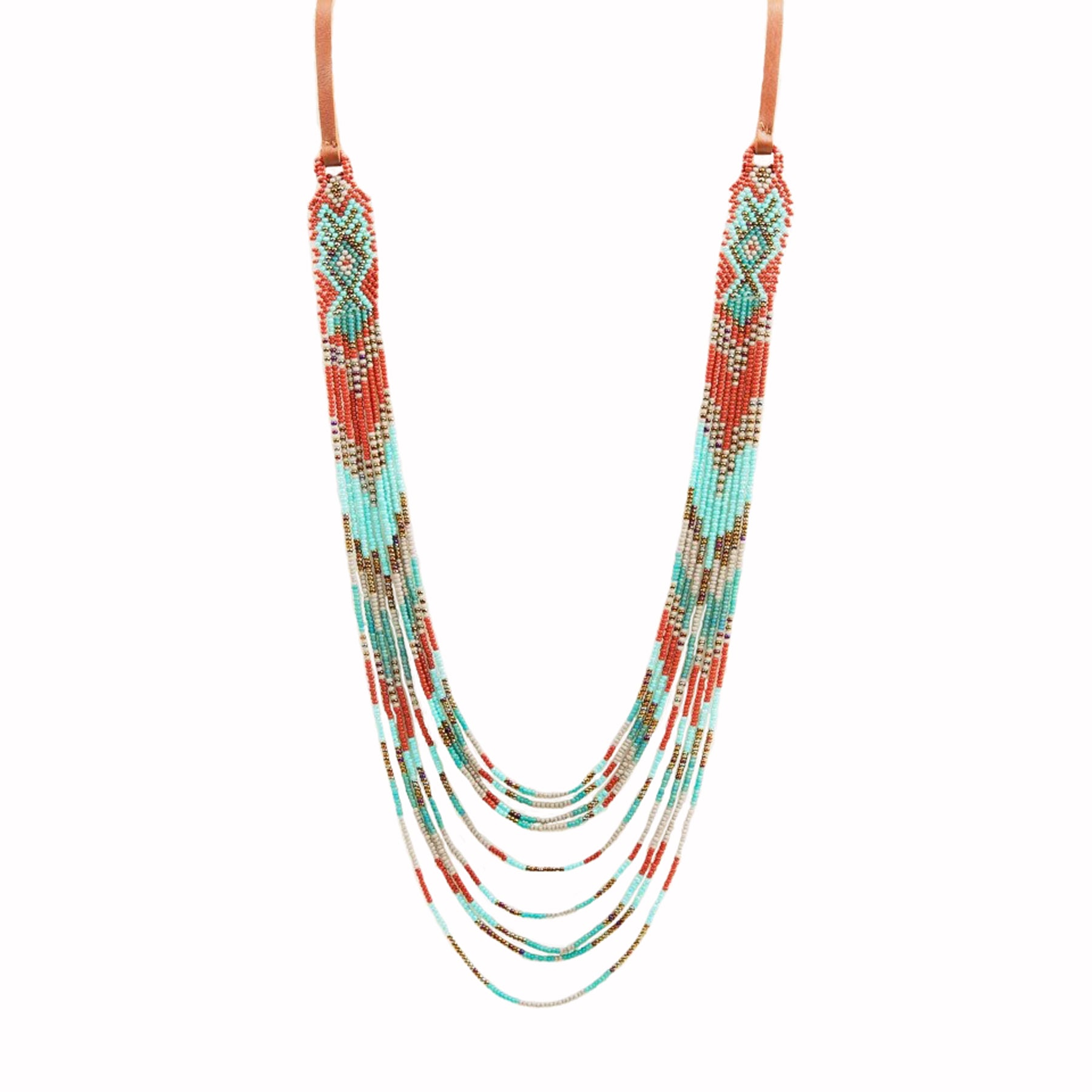  Mayan Loom Bead Necklace 