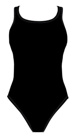 Plain Swimming Costume (3/4) - Black (swimwear) School Uniform From The  Uk's Leading Uniform – Mansuri