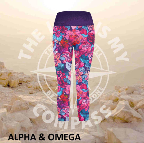 Alpha And Omega Child of God Grey Hibiscus Athleisure Three