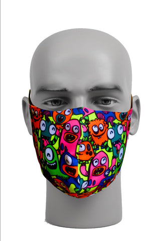 Ultimate Comfort Reusable Face Mask Neon Stickies