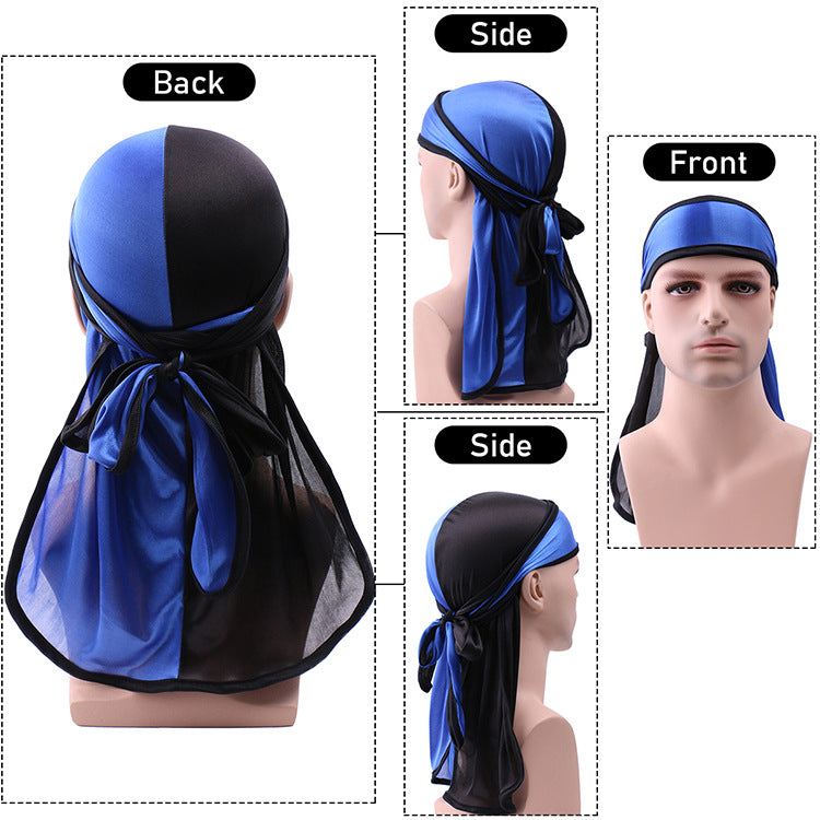 1pc Women Contrast Binding Durag