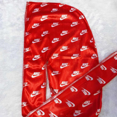 Taelor Boutique Red and White LV Designer Durag *Kids Only*