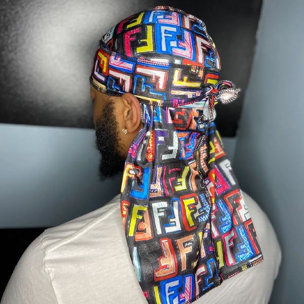 Colourful LV Designer Durag *ONLY KIDS LEFT* – Taelor Boutique