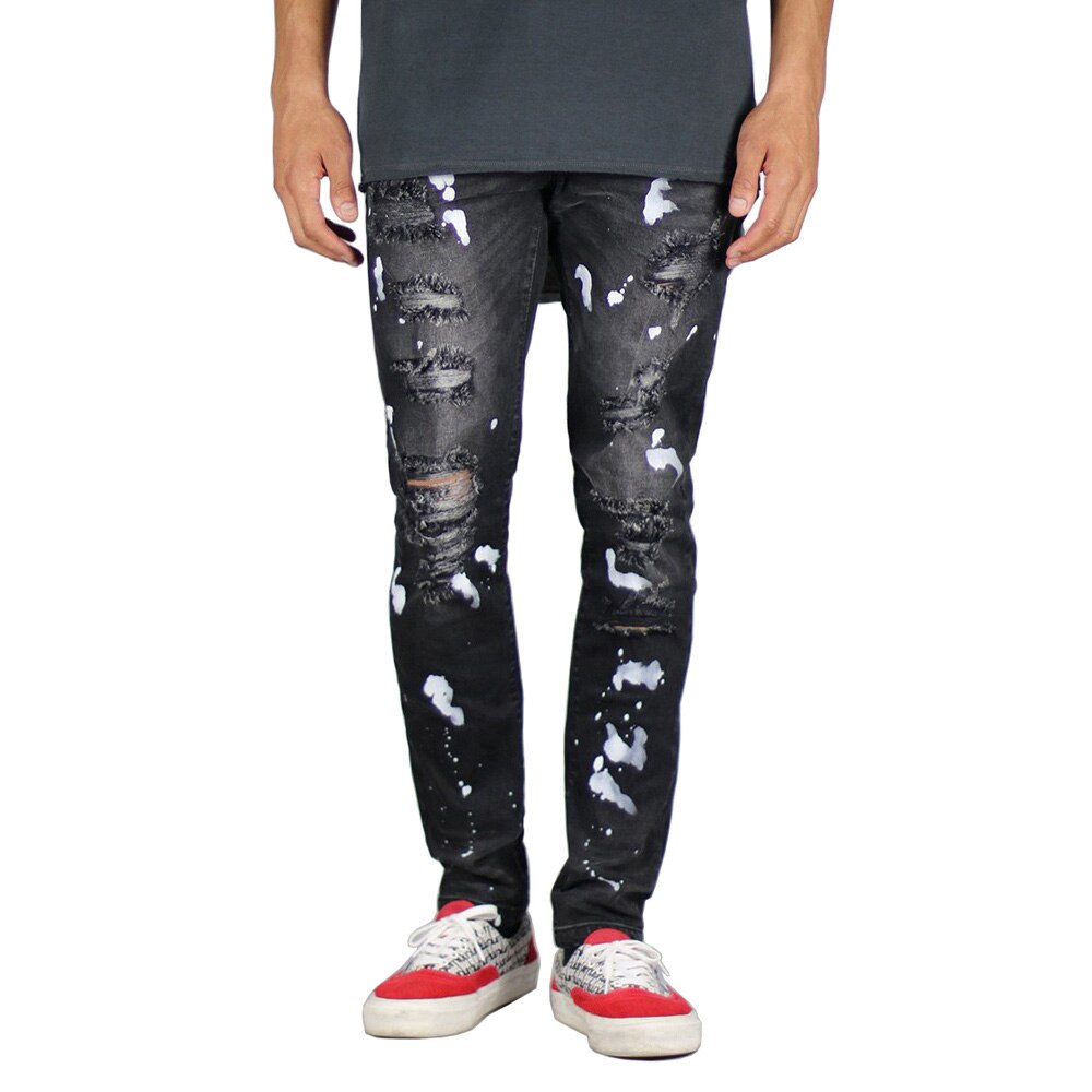 Men's Paint Splatter Jeans | Luxury Collection Online | Taelor Boutique