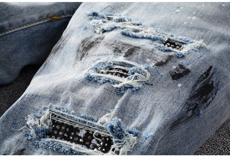 Paint Splatter Jeans Online - Taelor Boutique
