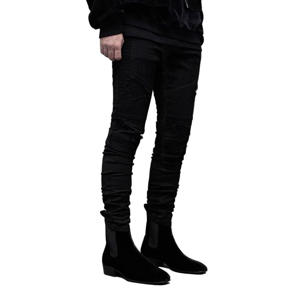 Black Ripped Skinny Jeans With String Belt – Taelor Boutique