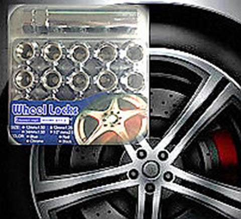 chrome wheel lock nuts