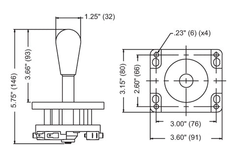 Happ Competition Joystick