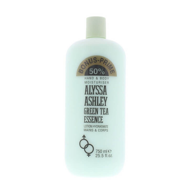 Alyssa Ashley Green Tea Essence Hand & Body Moisturizer (Unboxed) 750ml (L)