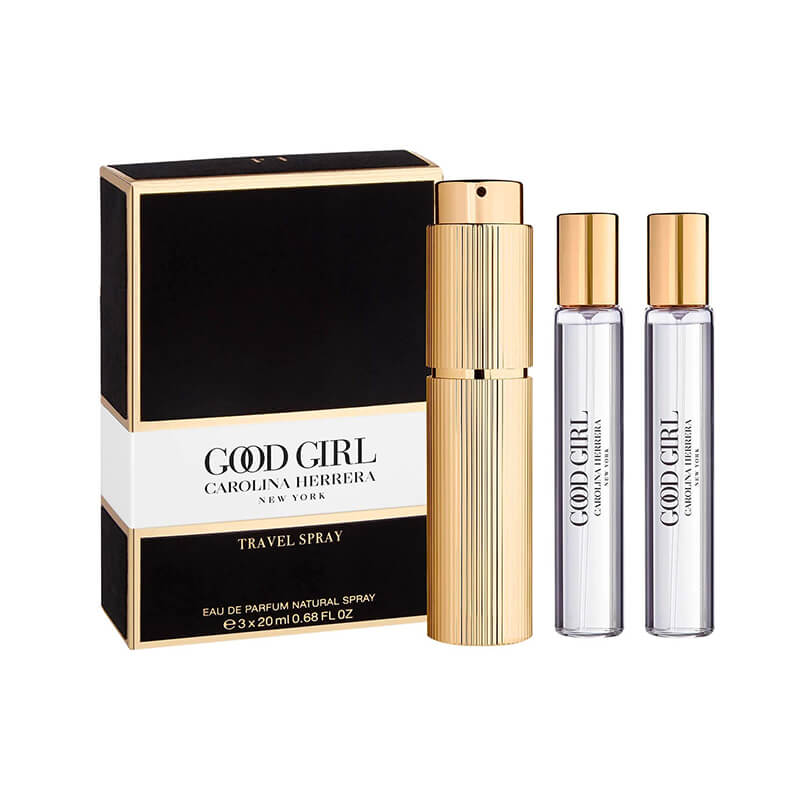 Carolina Herrera Good Girl Travel Spray 3pc Set 3 x 20ml EDP (L)