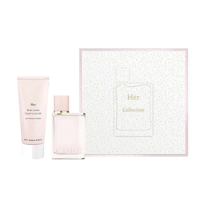 burberry her perfume set