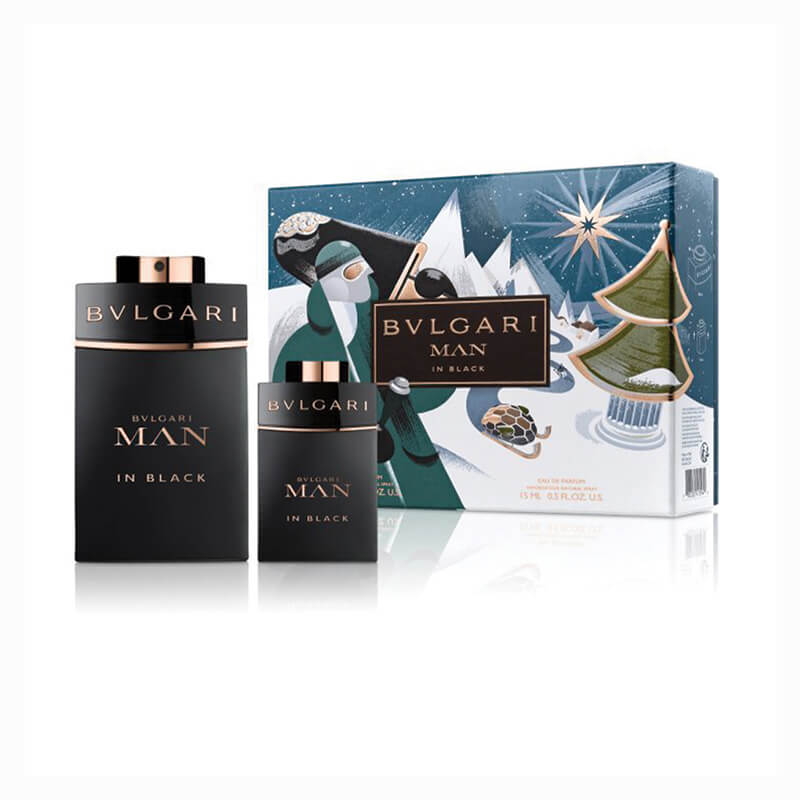 Bvlgari Bvlgari Man In Black 2pc Set 100ml EDP (M)