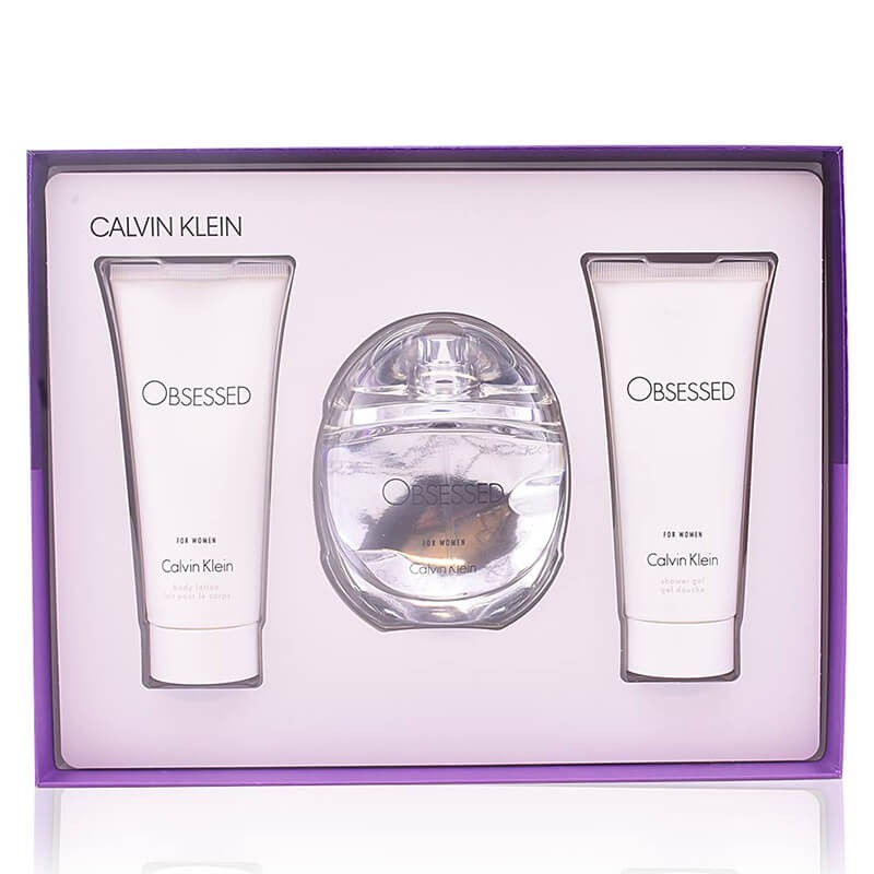 Calvin Klein Obsessed for Women 3pc Set 100ml EDP (L)