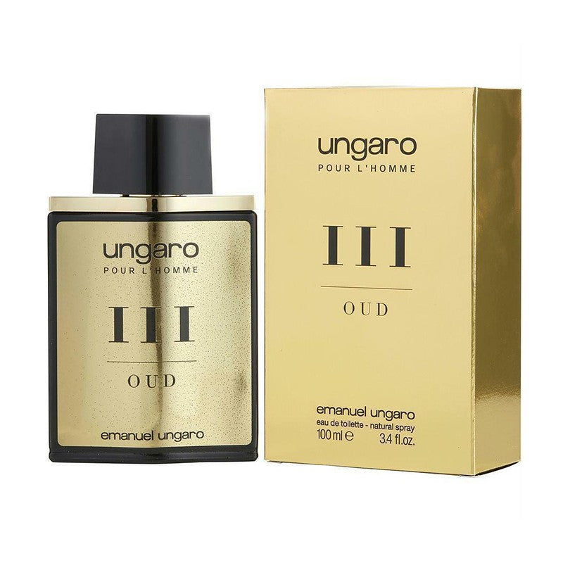 UNGARO POUR L'HOMME III by Emanuel Ungaro EDT Men Spray 3.4 fl. oz. Vintage