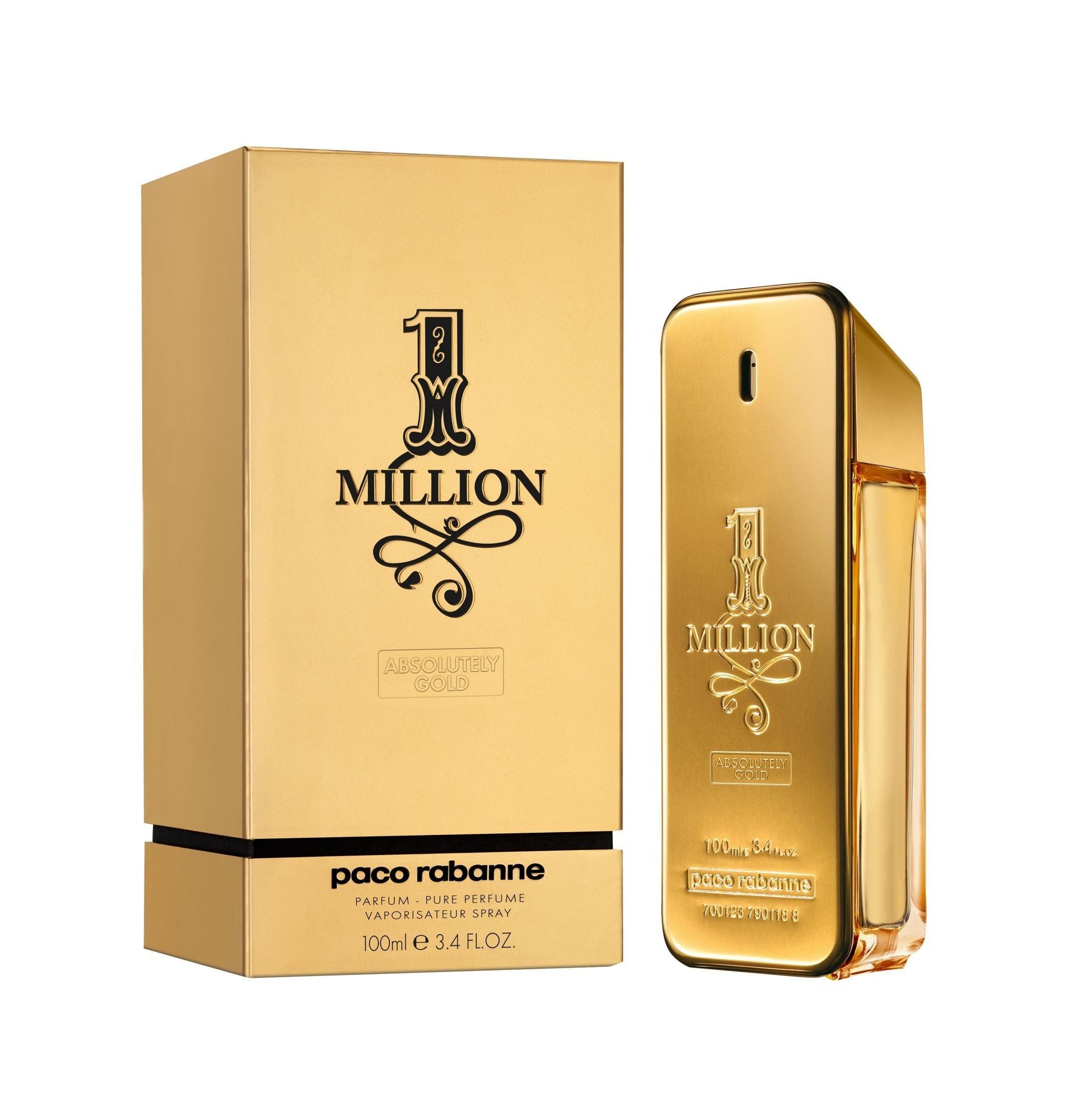 Paco Rabanne 1 Million Absolutely Gold 100ml EDP (M) SP - PriceRiteMart