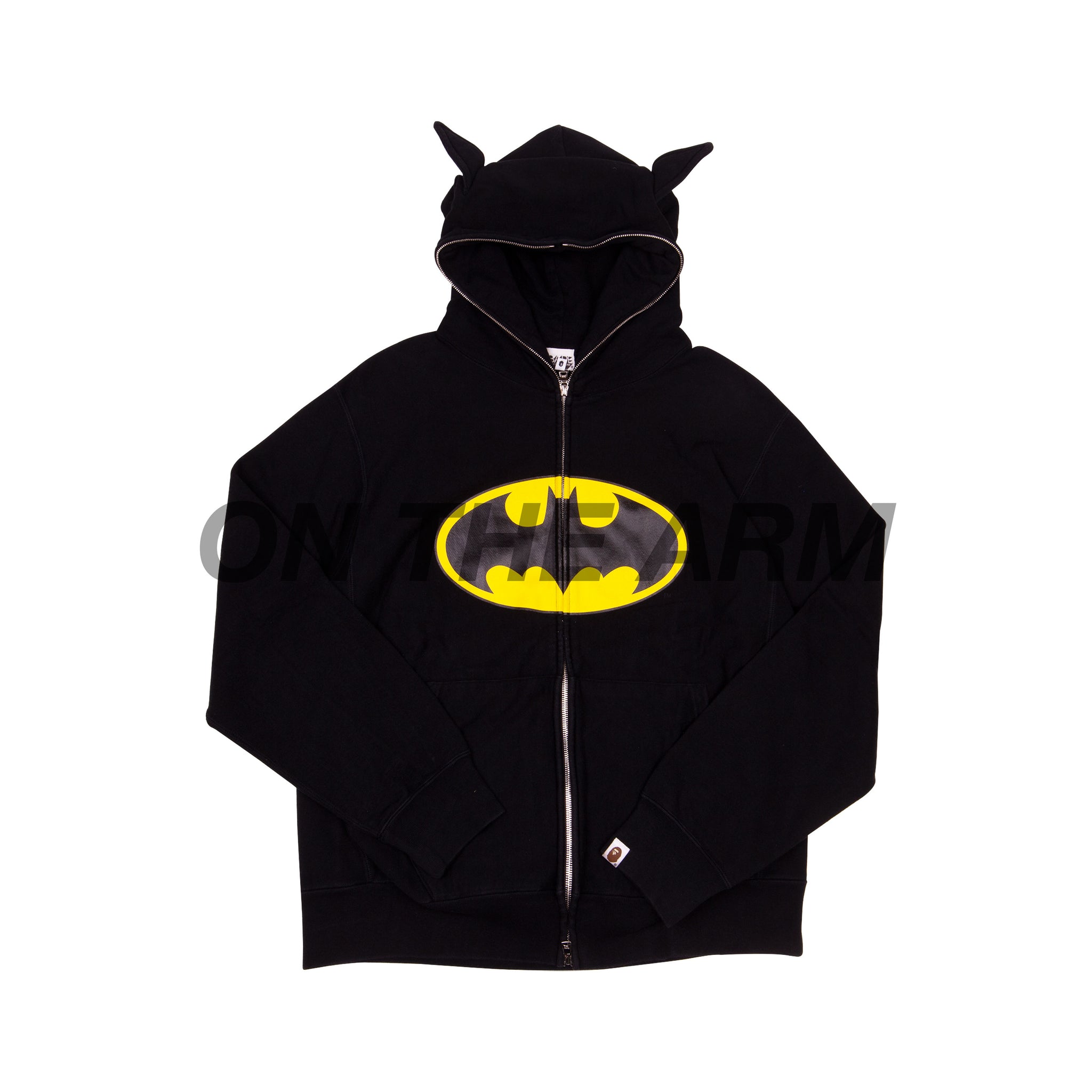 Bape Black Batman Zip Up – On The Arm