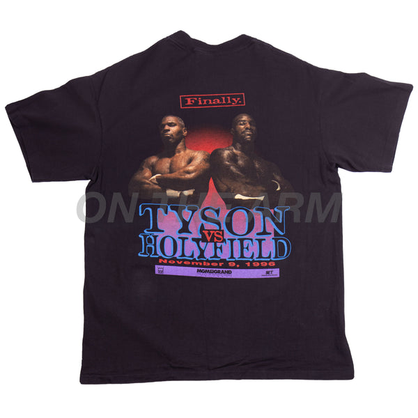 Vintage Black Tyson vs. Holyfield Tee (1996)