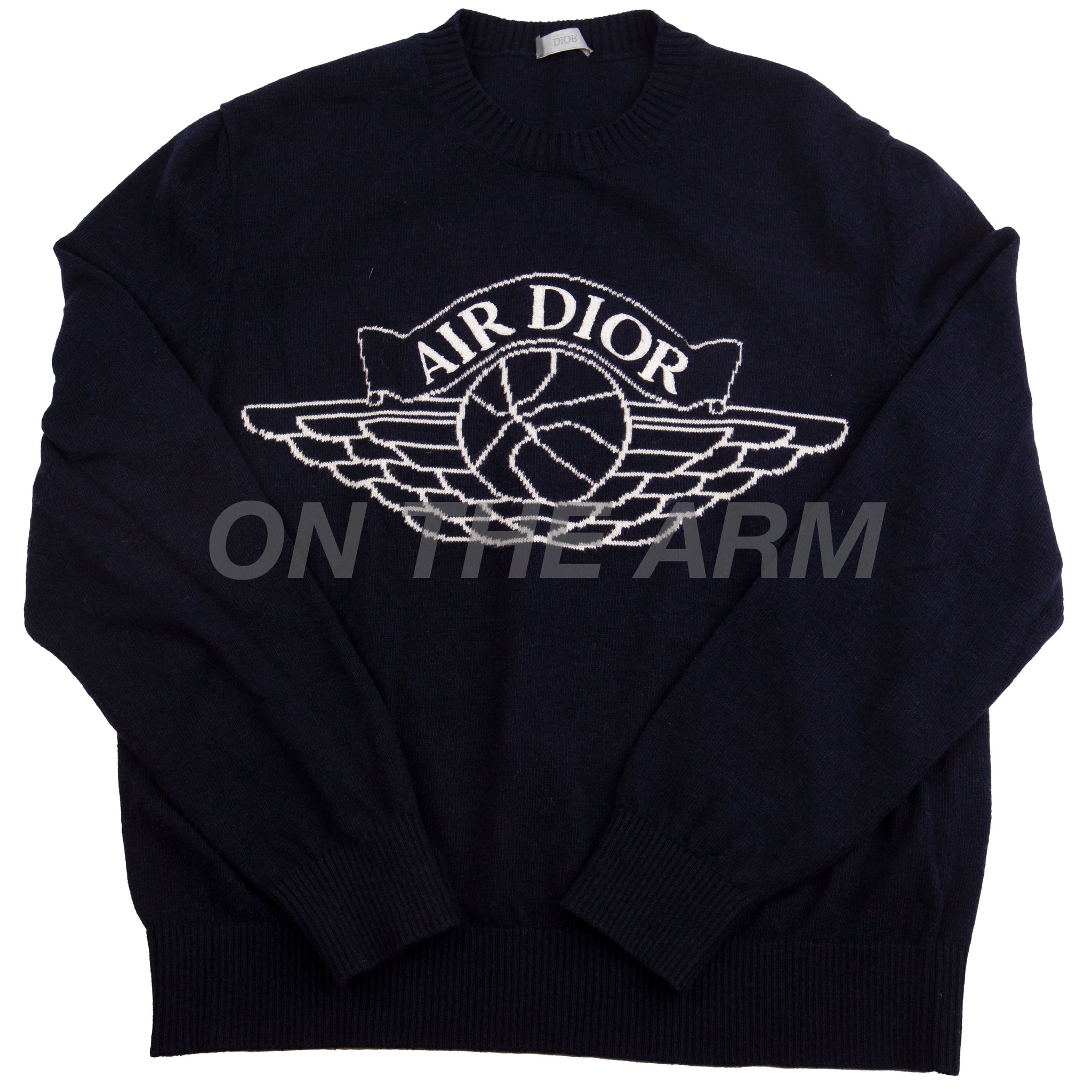 Dior Navy Air Jordan Wings Sweater – On 