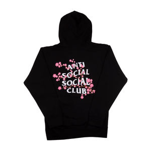 anti social social club pink cherry blossom hoodie