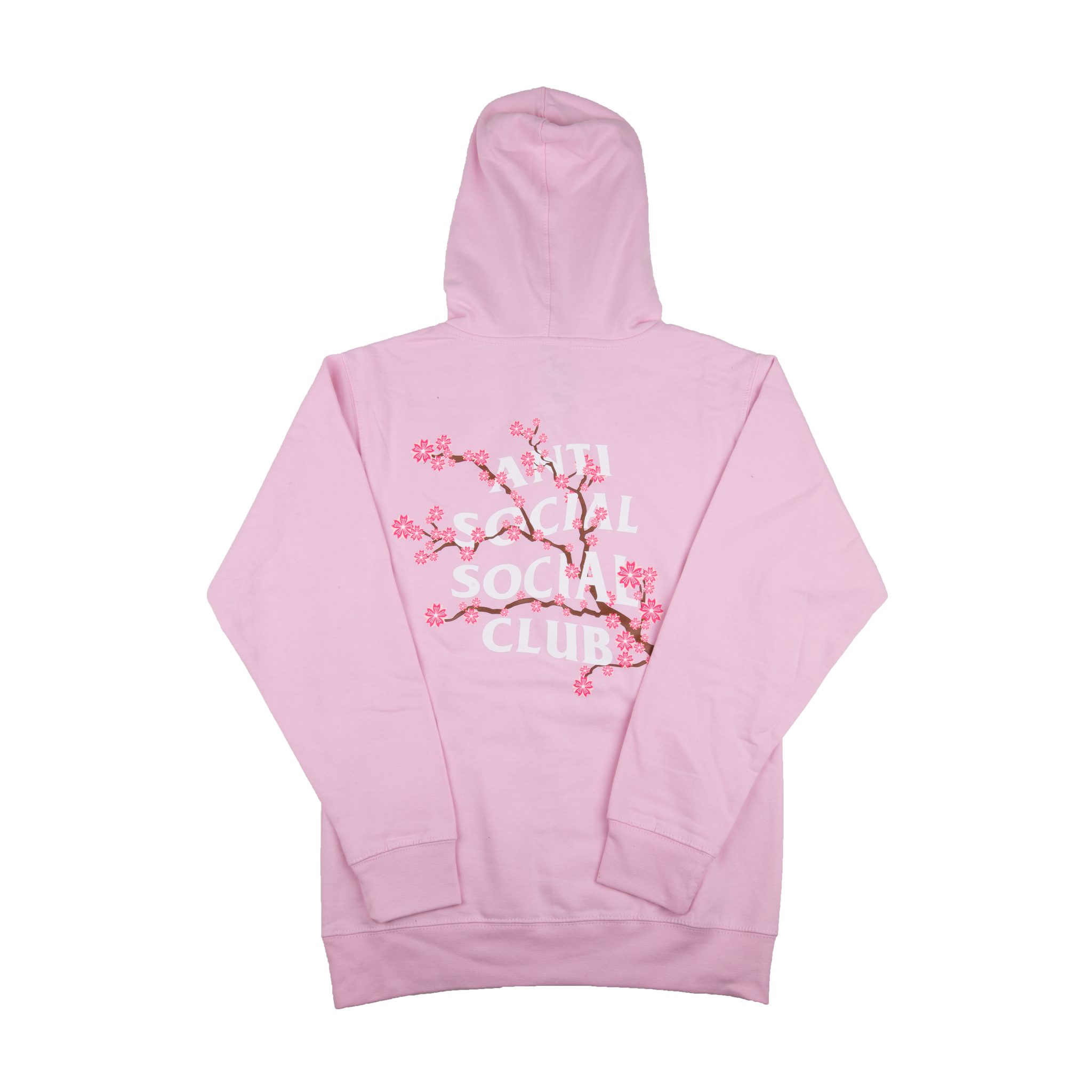 anti social social club pink hoodie