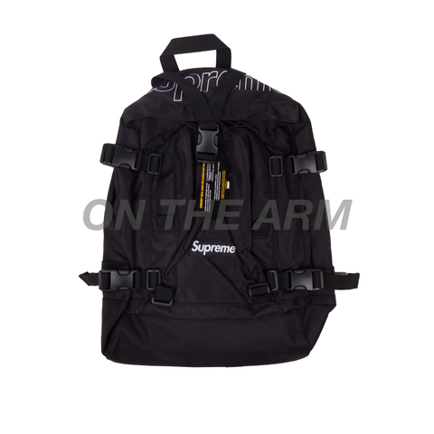 Supreme Purple FW18 Backpack – On The Arm