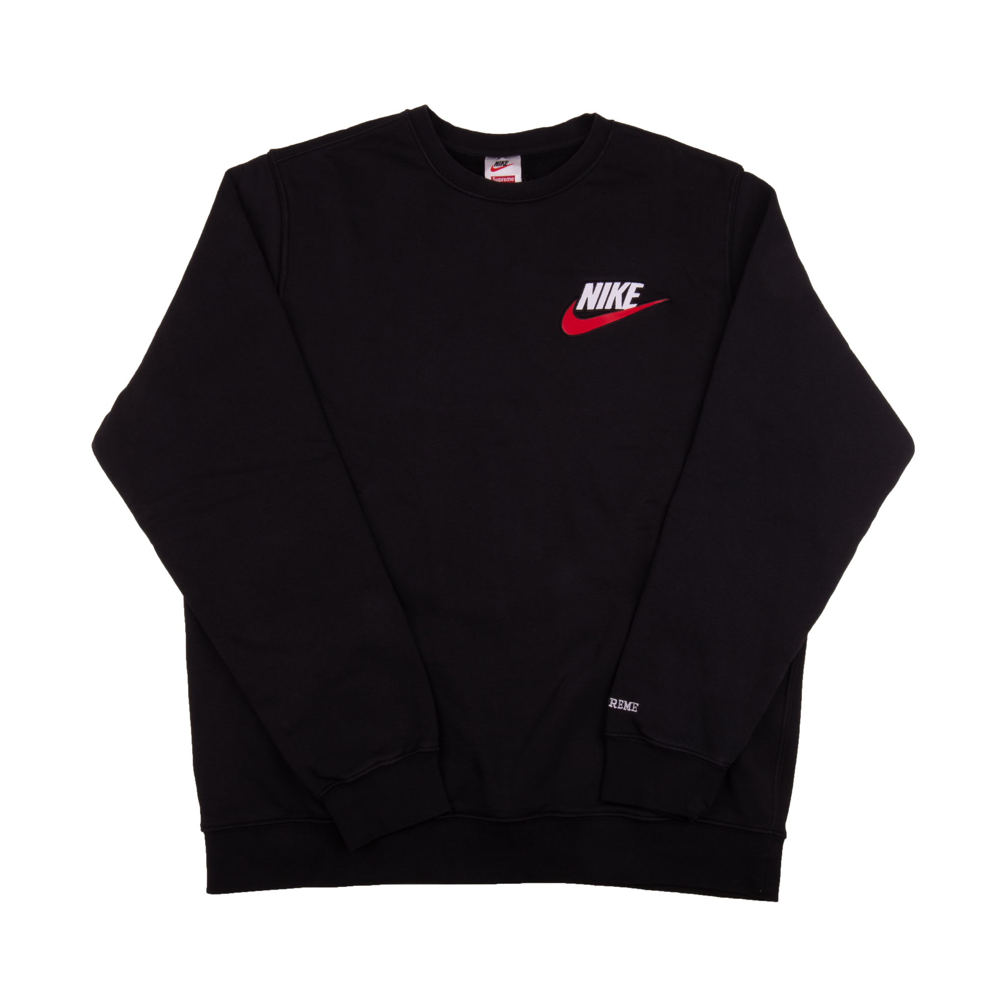 Supreme Black Nike Crew – On The Arm