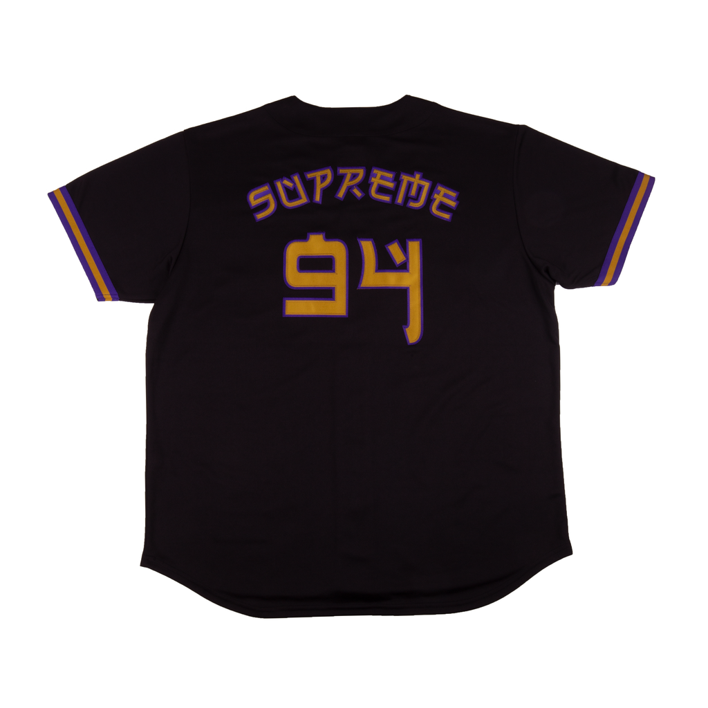 supreme red rum baseball jersey