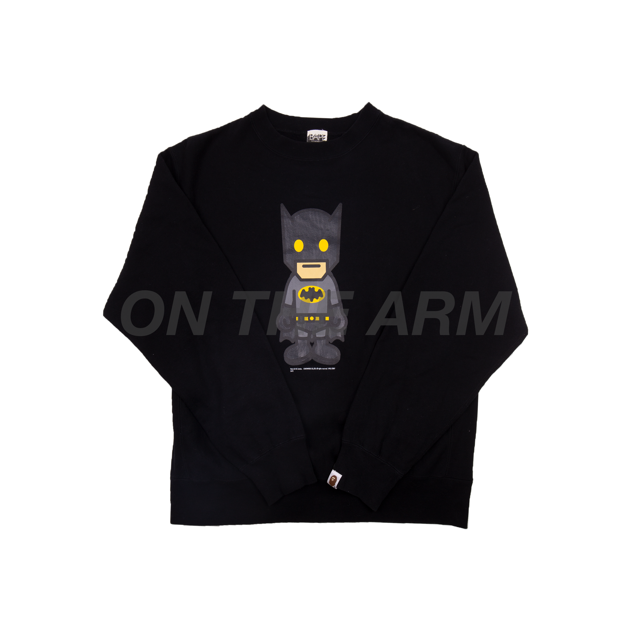 Bape Black Batman Crew – On The Arm