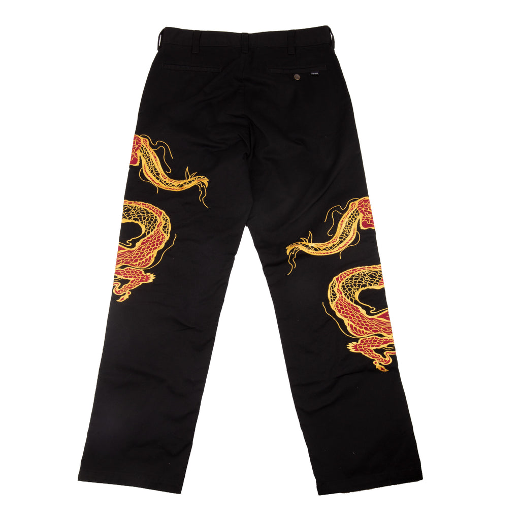 Supreme Black Dragon Work Pants – On The Arm