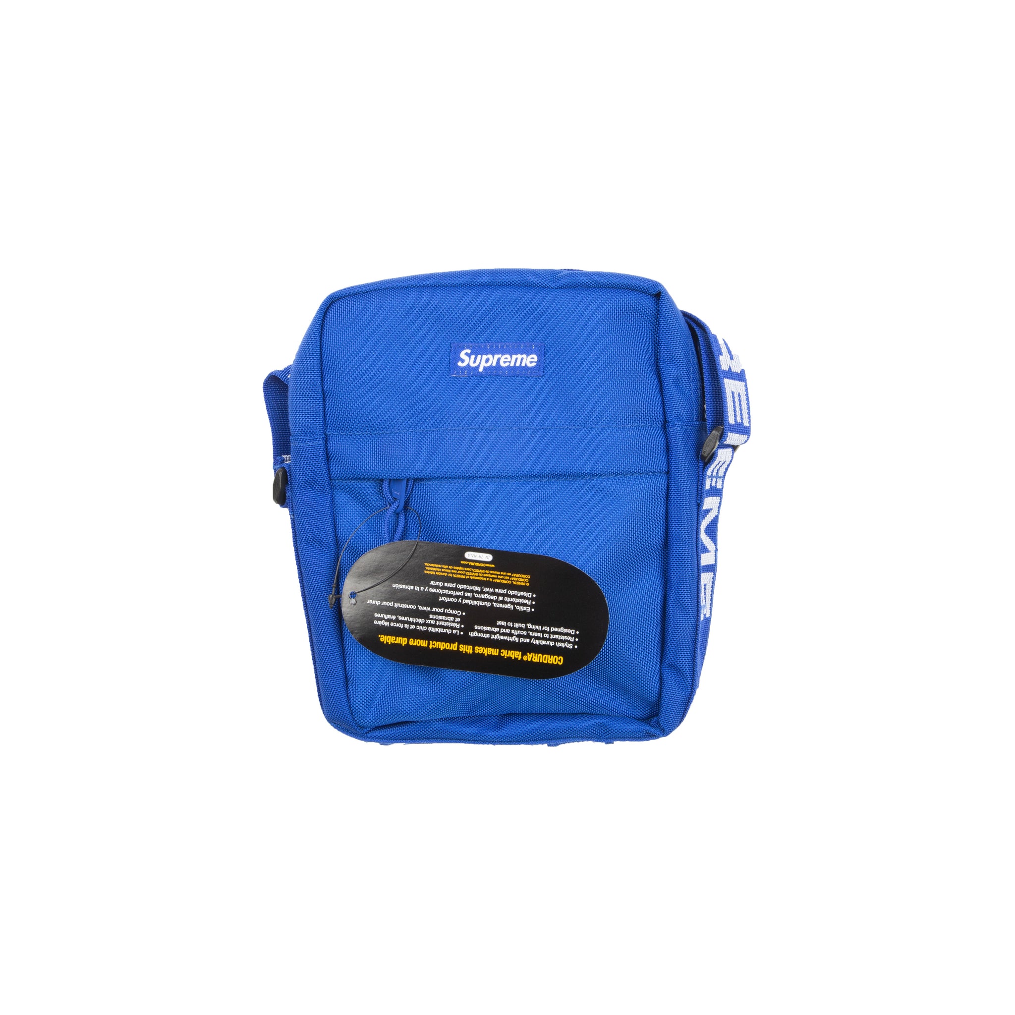 Supreme Blue SS18 Shoulder Bag – On The Arm