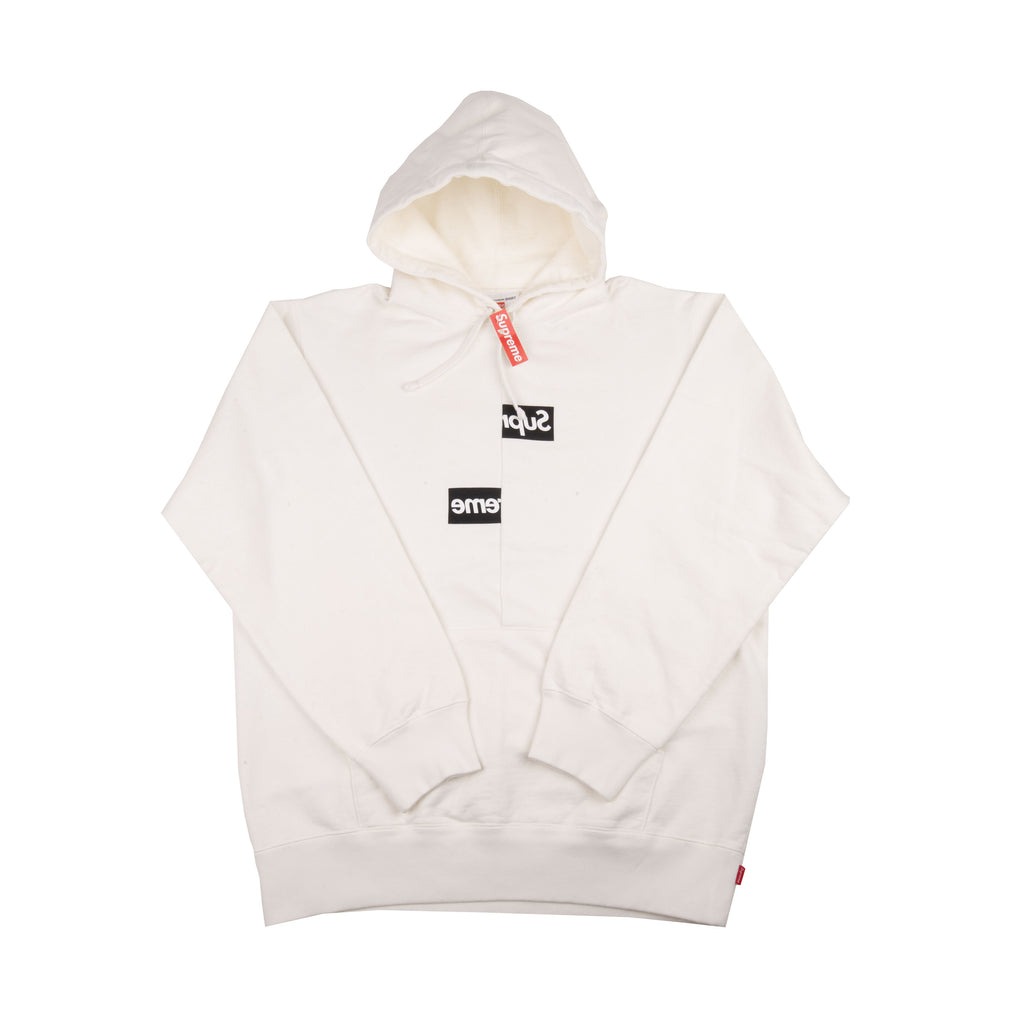 supreme split box logo hoodie