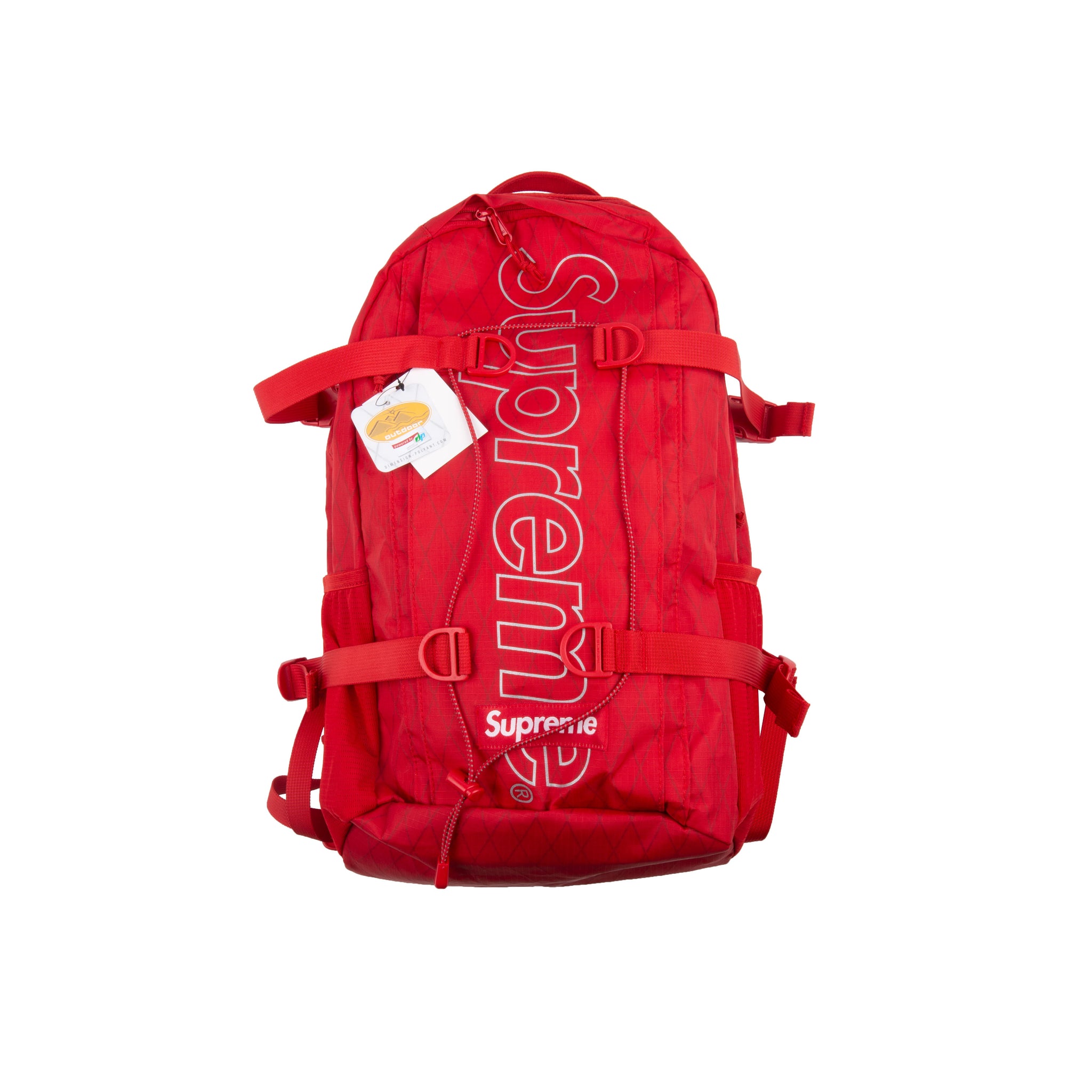Supreme Red FW18 Backpack – On The Arm