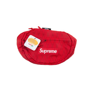 supreme red waist bag