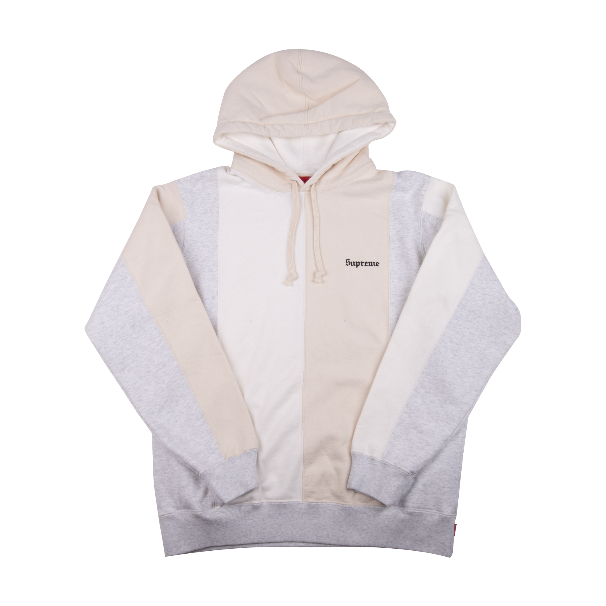 Supreme Ash Grey Tricolor Hoodie – On The Arm