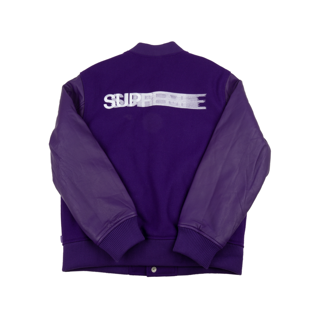 Supreme Purple Motion Logo Jacket – On The Arm