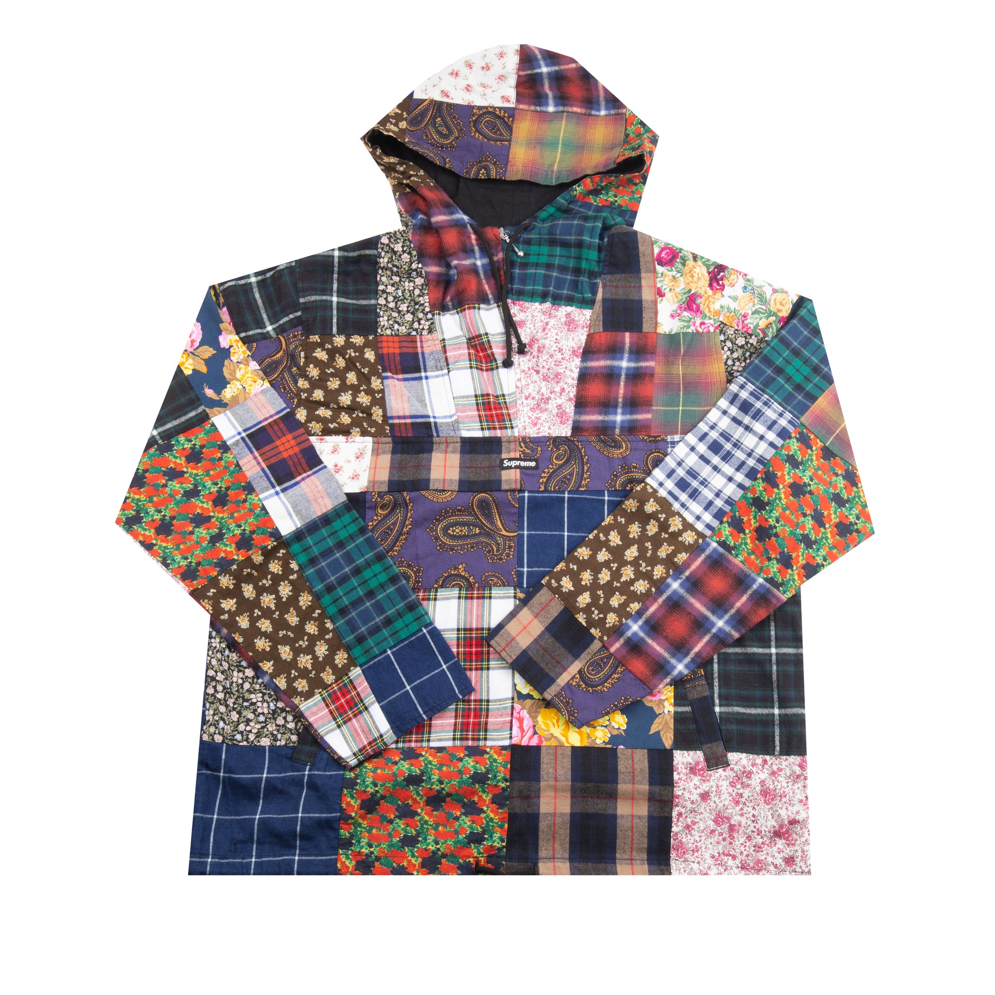 supreme patchwork anorak