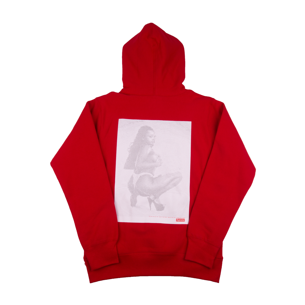 Supreme Red Digi Hoodie – On The Arm