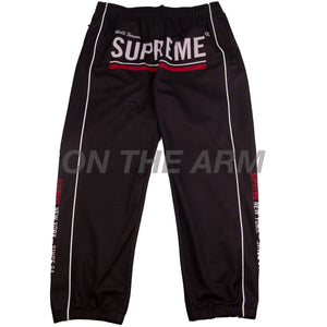 Supreme Black World Famous Jacquard Track Pant – On The Arm