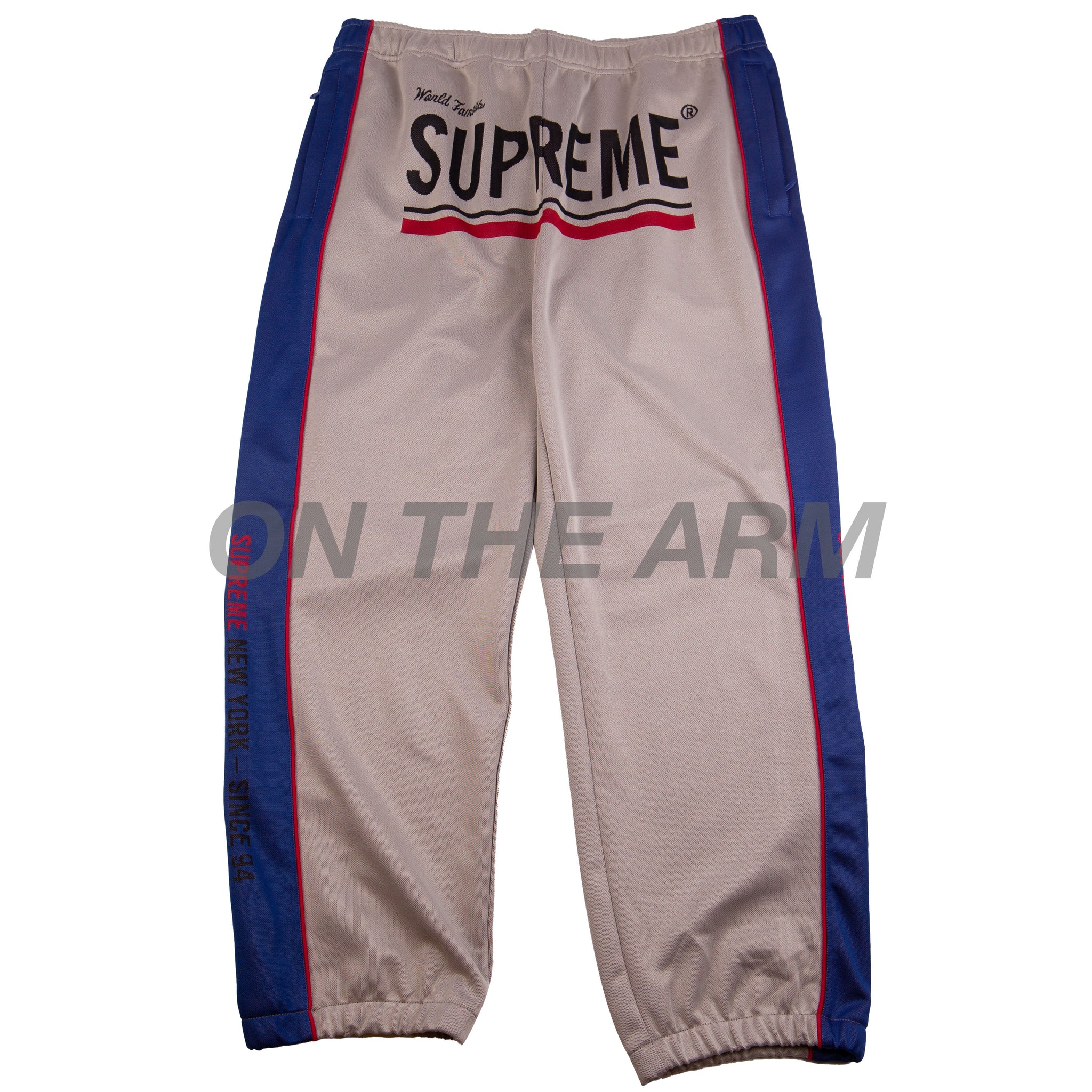 Supreme Stone World Famous Jacquard Track Pant – On The Arm