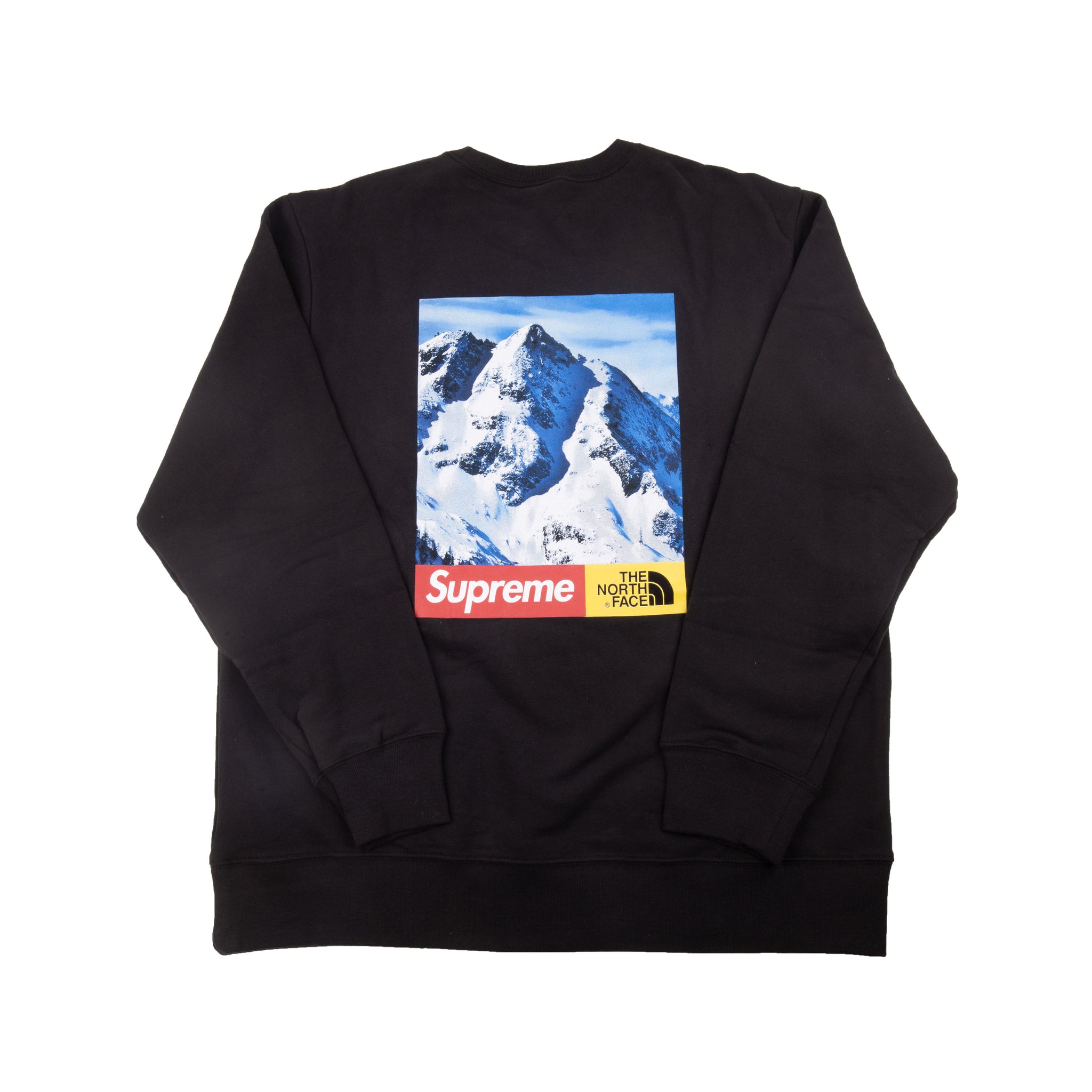 Supreme Black TNF Mountain Crewneck – On The Arm