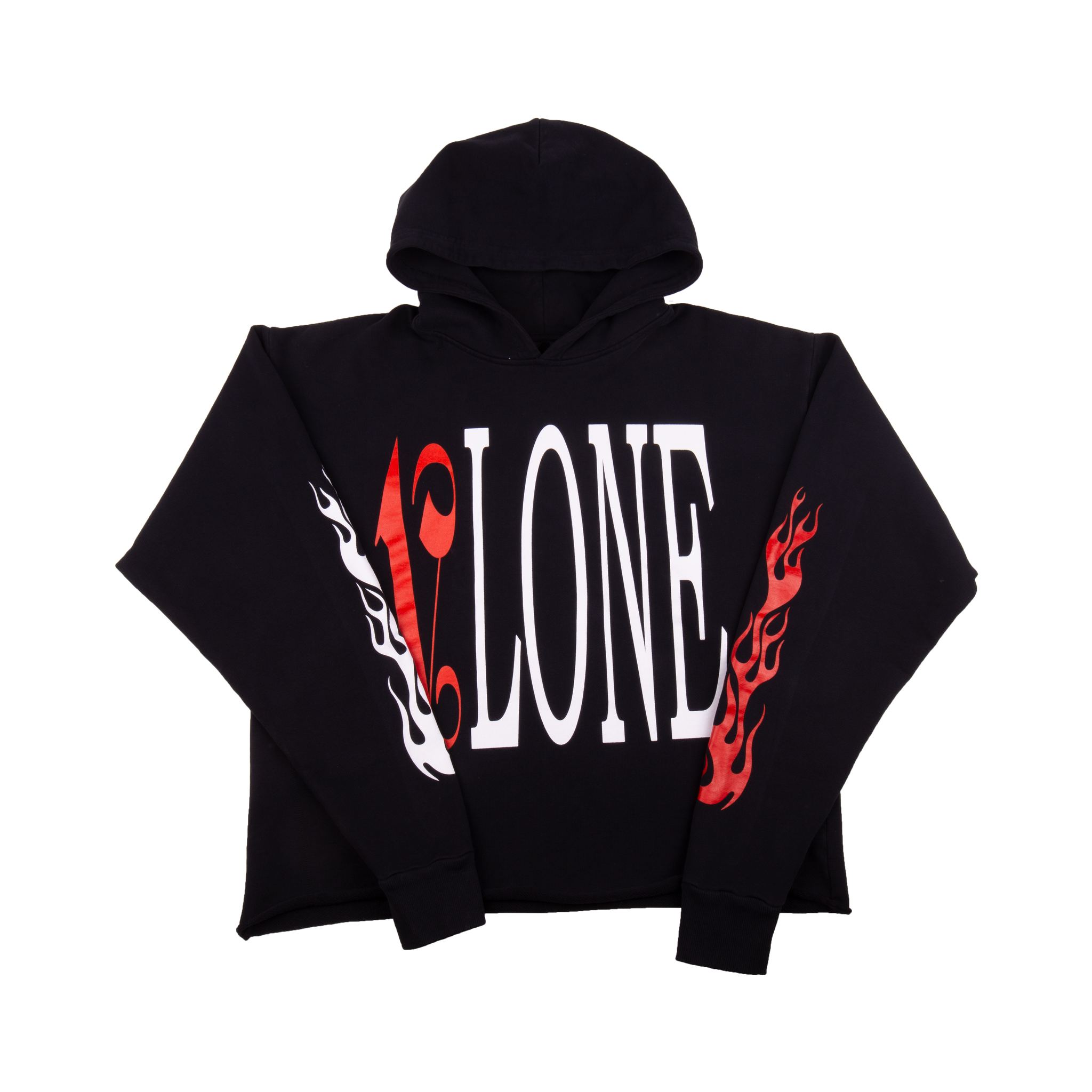 vlone red hoodie