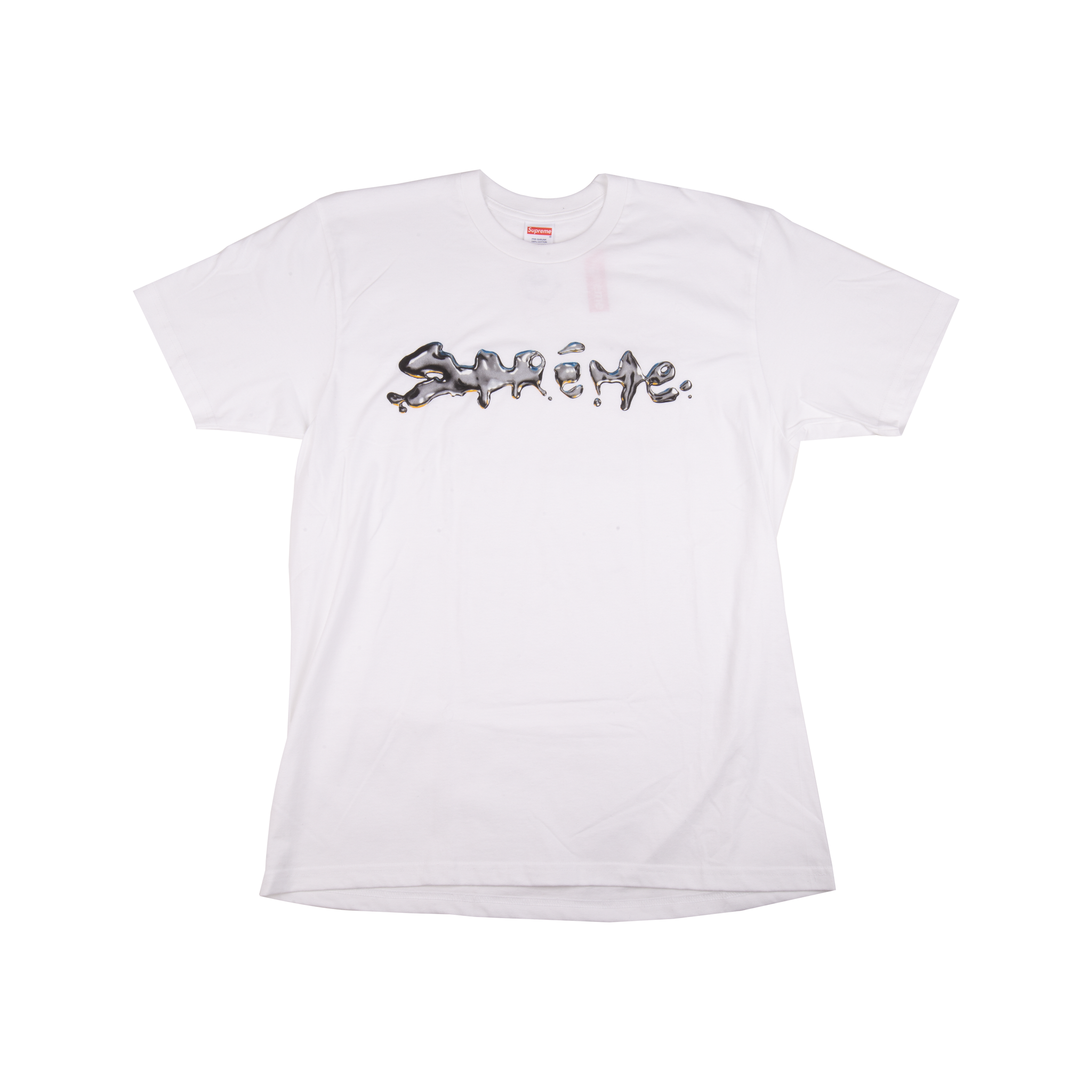 Supreme White Liquid Tee – On The Arm