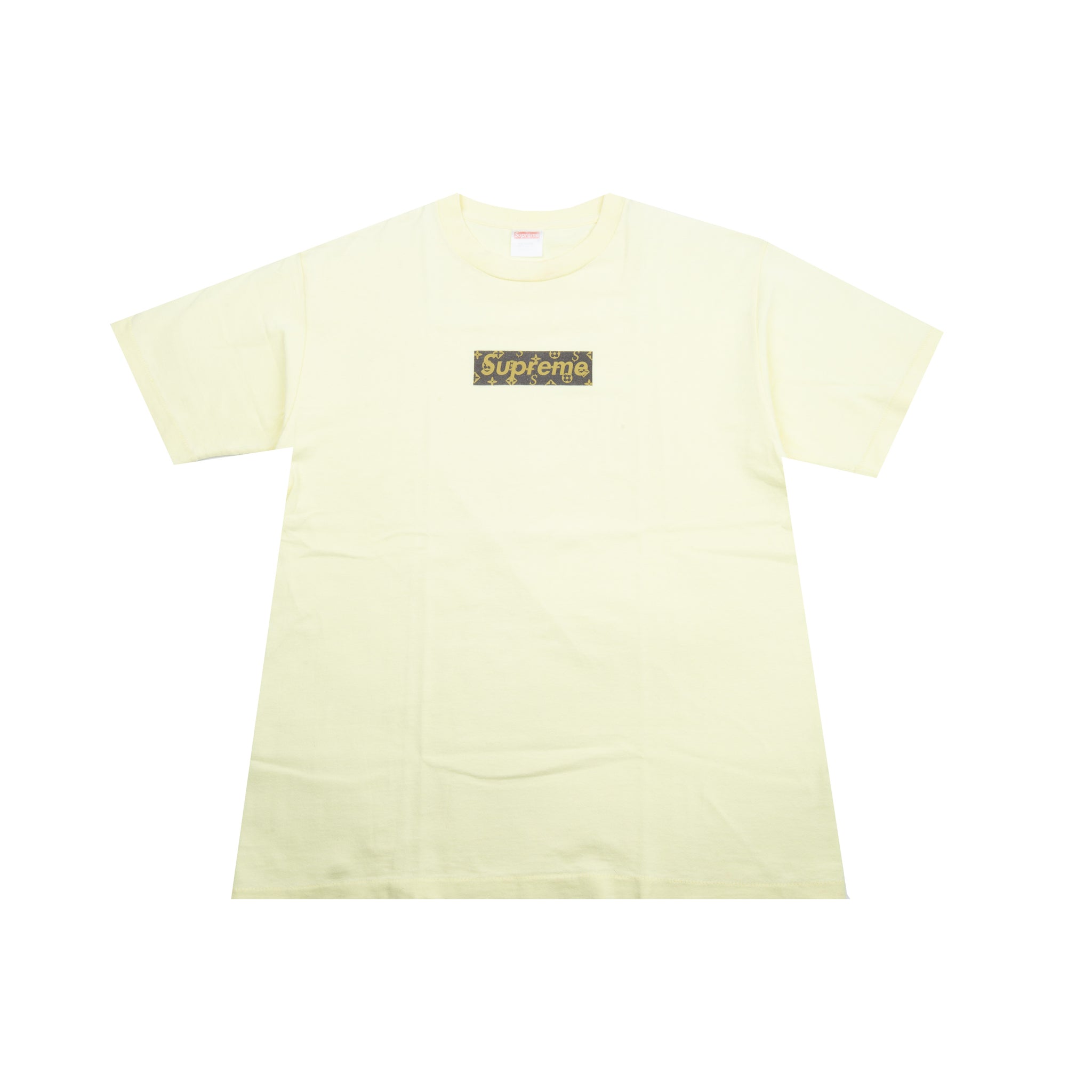 Supreme Yellow LV Box Logo Tee – On The Arm