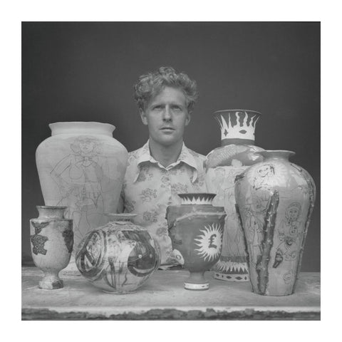 Grayson Perry, Matthew R Lewis, Potter, Portrait, Black & White