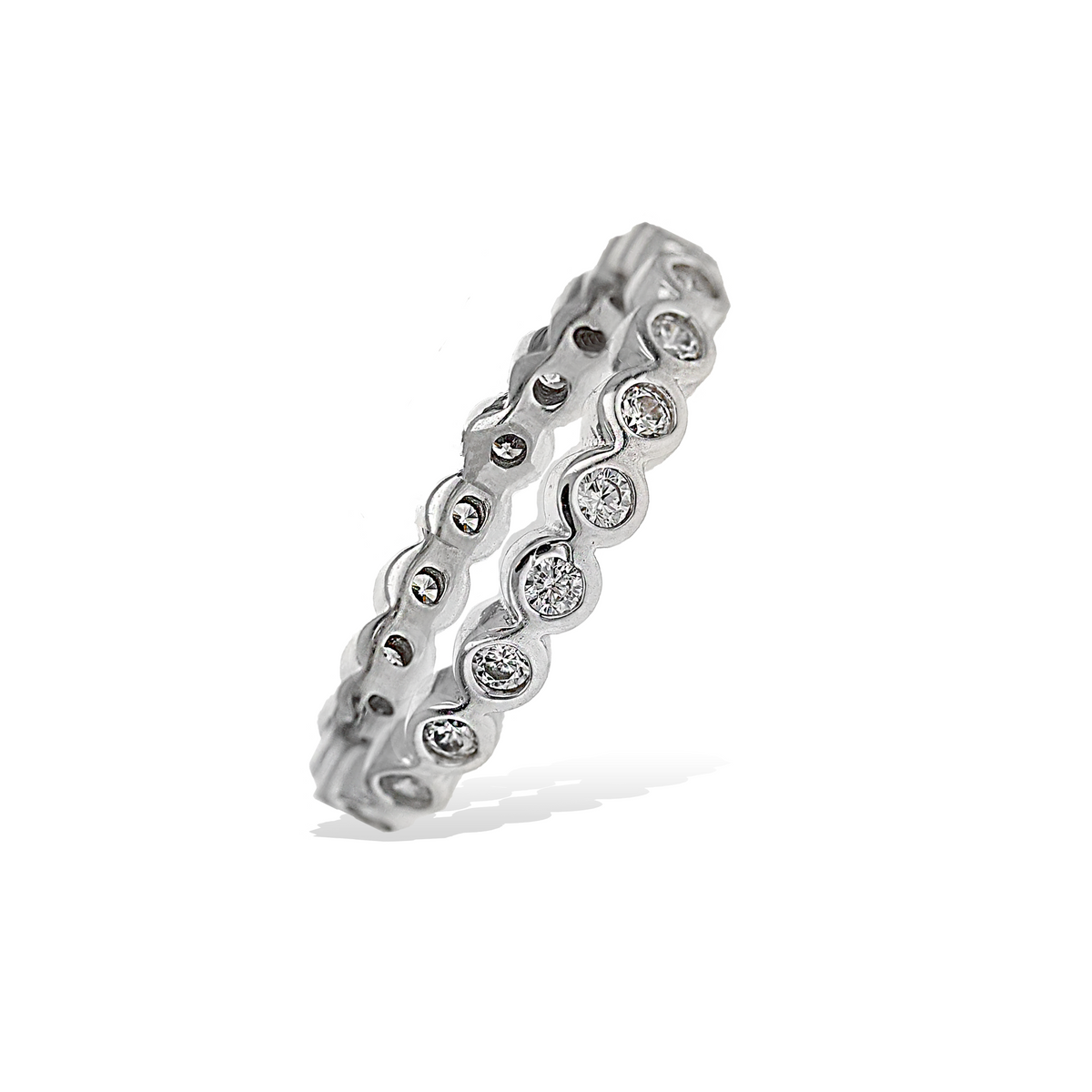 Thin Cz Eternity Band – Alexandra Marks Jewelry