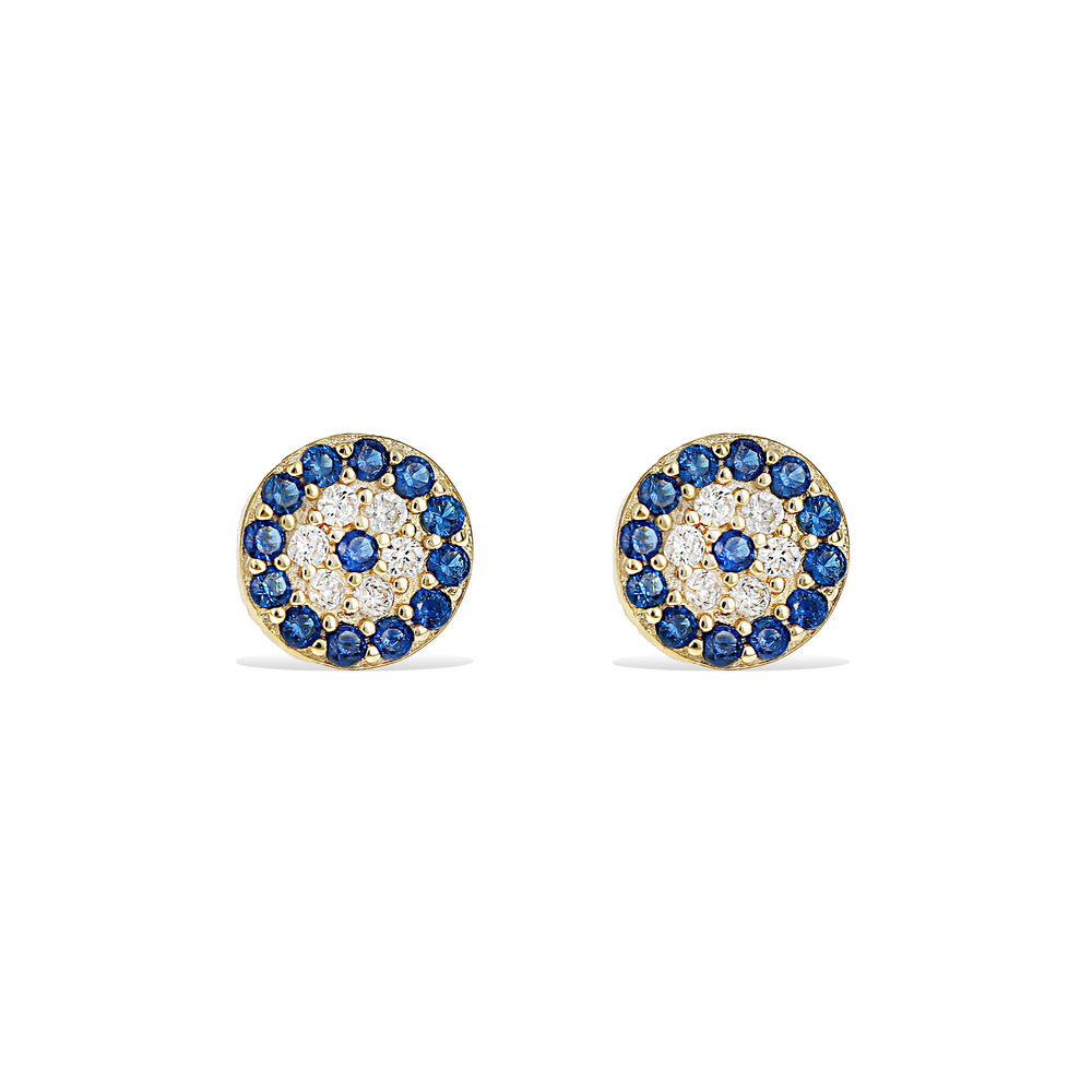 Lyn Oversized Mandala Evil Eye Earrings