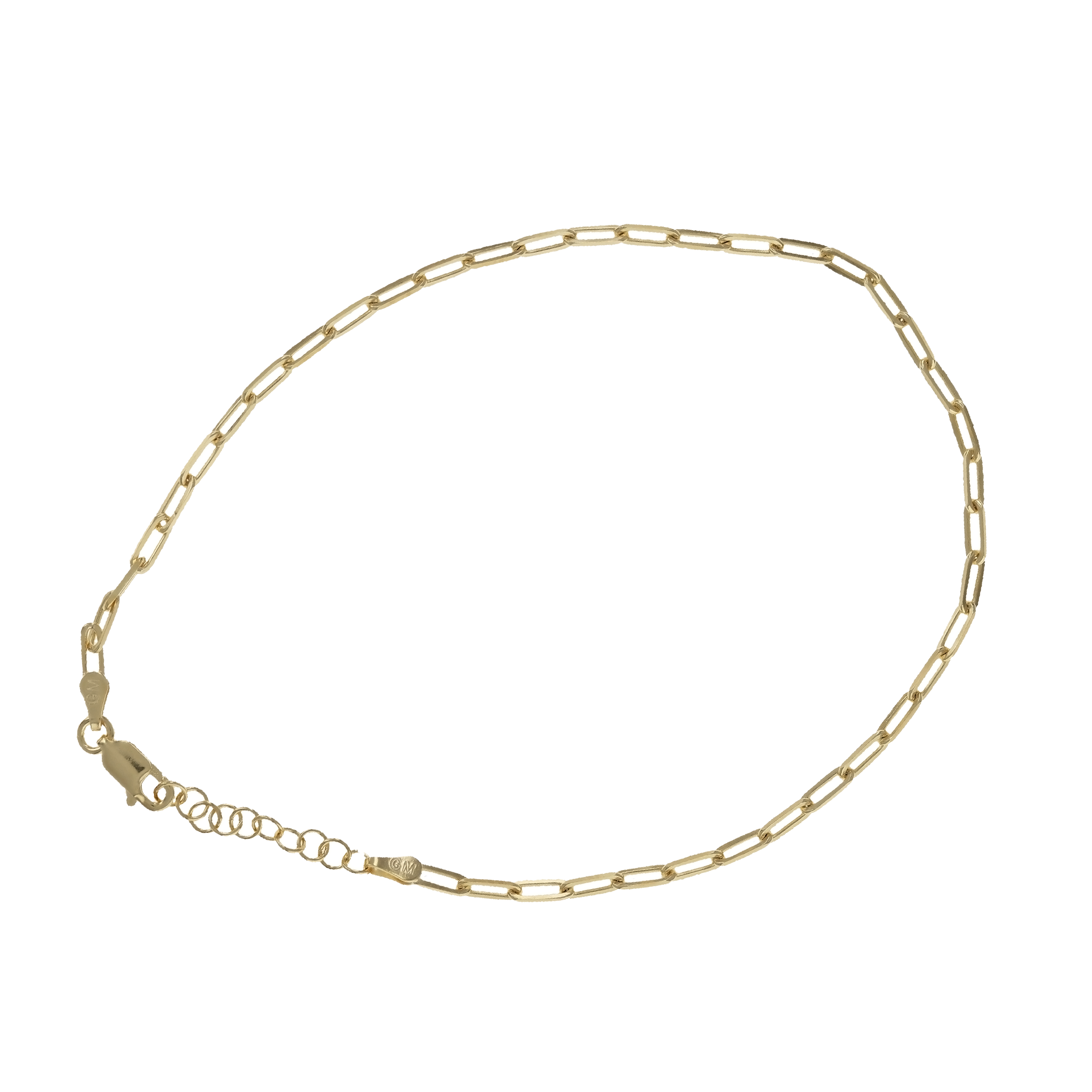 Oval Link Chain Anklet