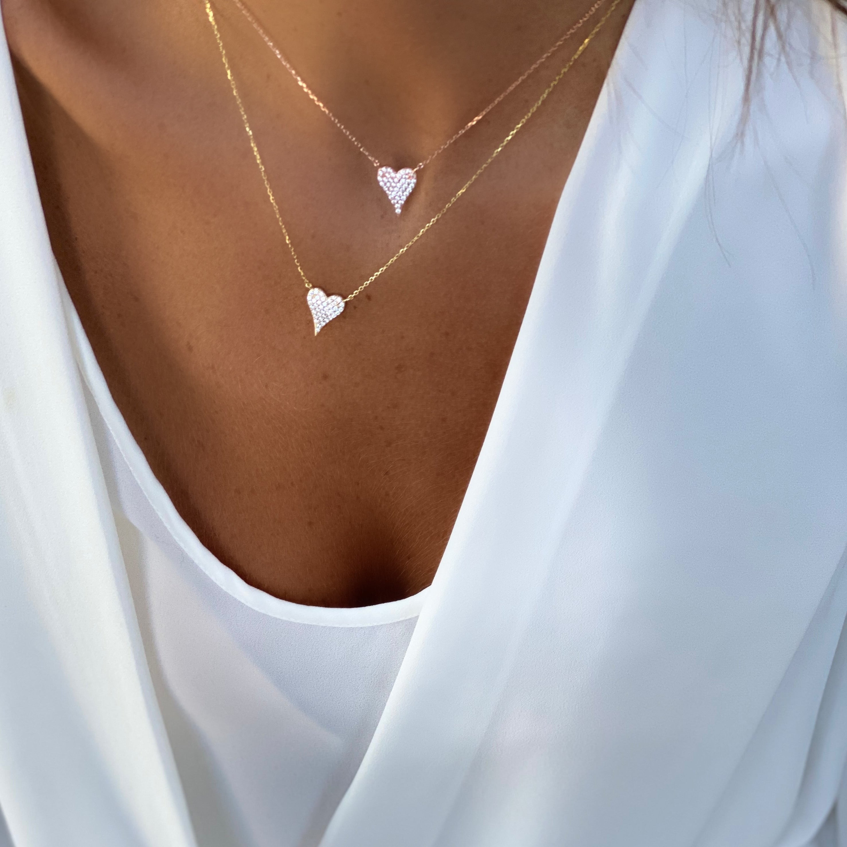 Pointed Heart Necklace